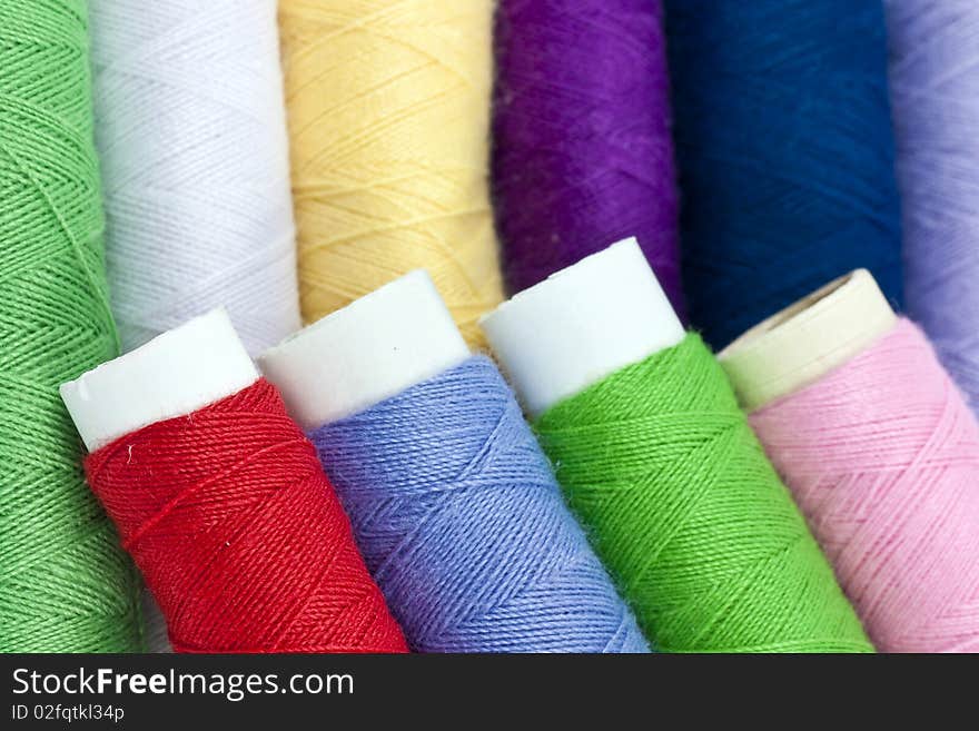 Coloured silks for hand embroidery. Coloured silks for hand embroidery