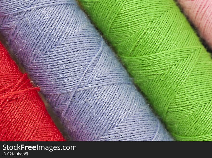 Colored silks for hand embroidery. Colored silks for hand embroidery