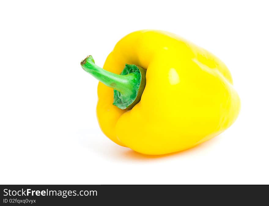 Fresh vegetables on the white isolated background