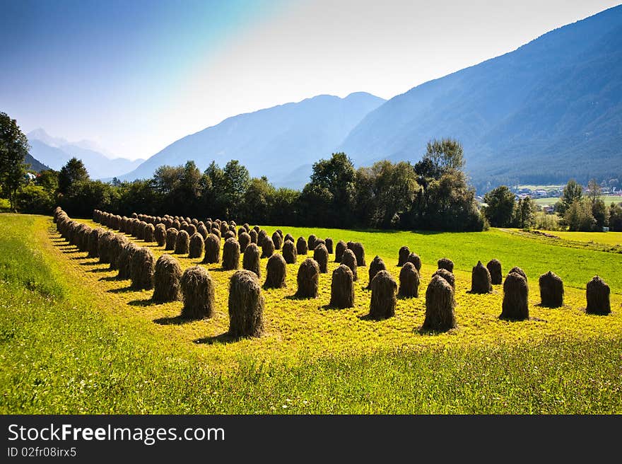 Beautiful landscape in the tirolean Alps