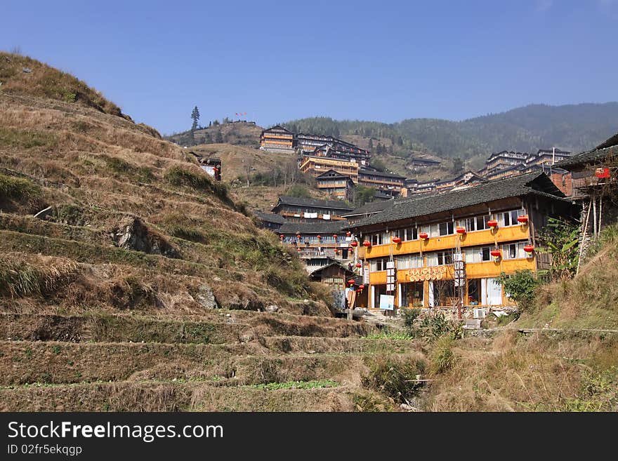 Pingan village longji terrace fields