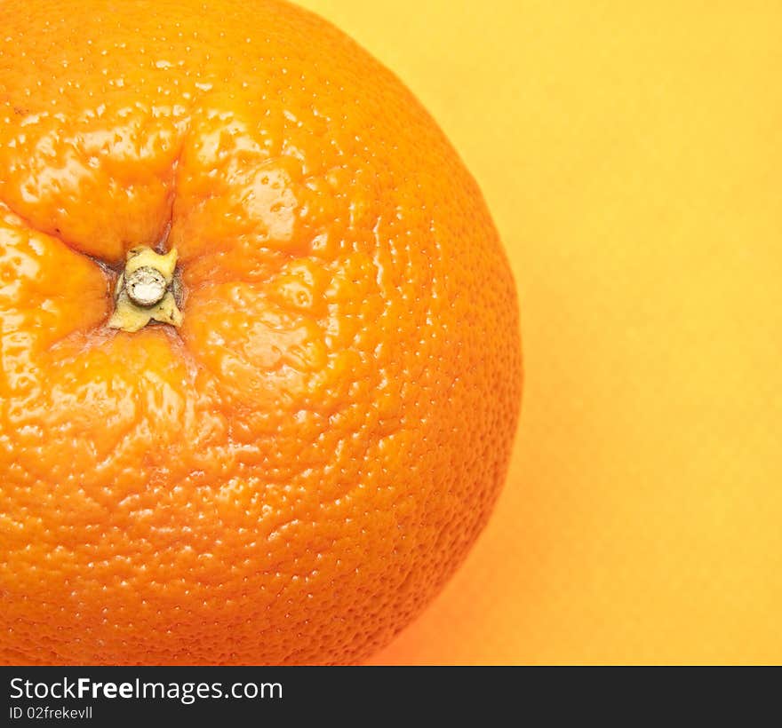 Orange Border on a vibrant yellow background. Orange Border on a vibrant yellow background.