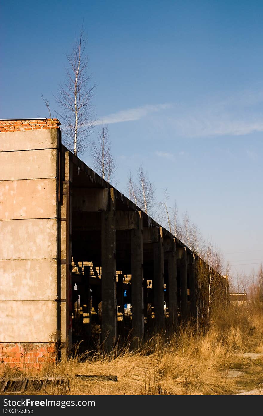 Ruins of a very heavily polluted industrial site, 1890's the place was known as one of the most polluted towns in Europe. Ruins of a very heavily polluted industrial site, 1890's the place was known as one of the most polluted towns in Europe.