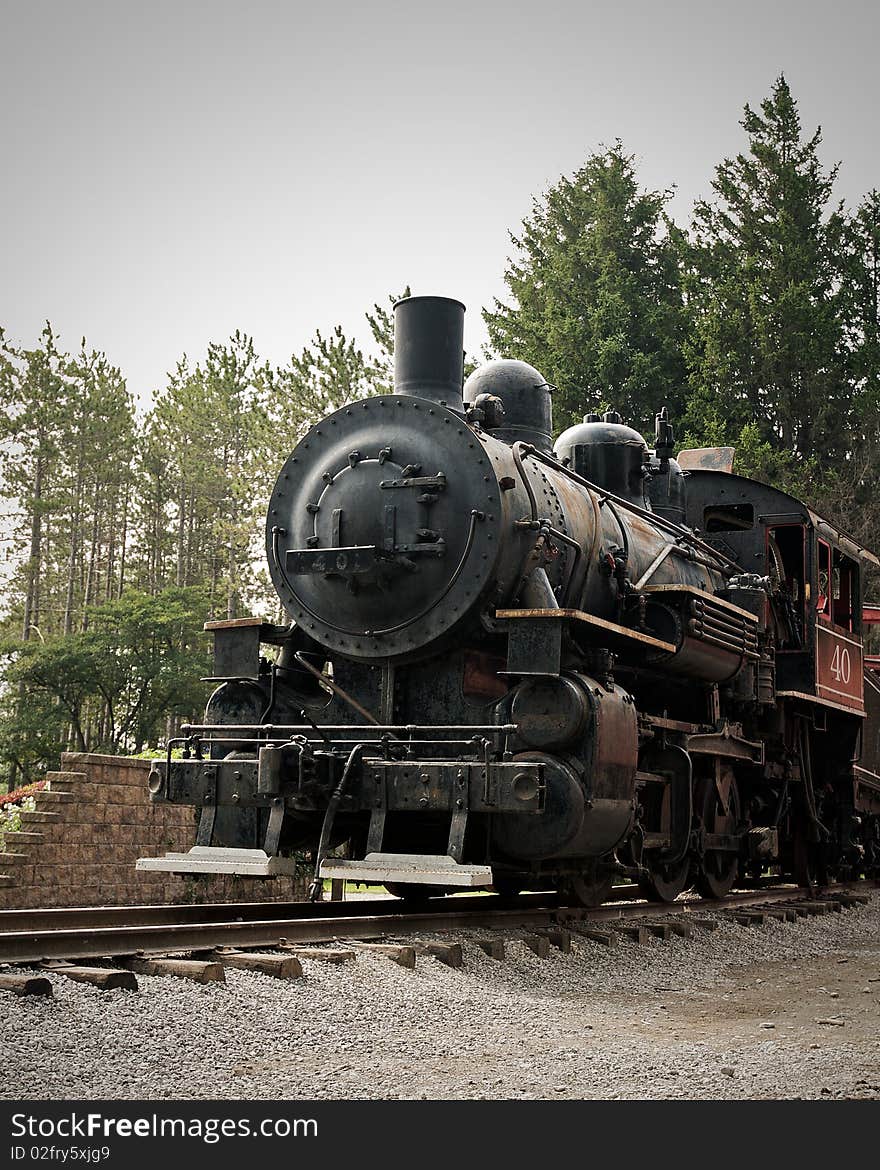 Old Steam Locomotive