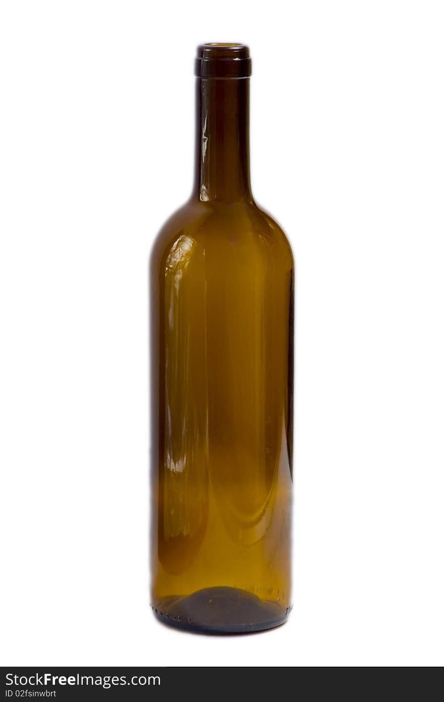 A bottle isolated on a background