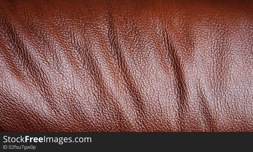 Brown leather texture