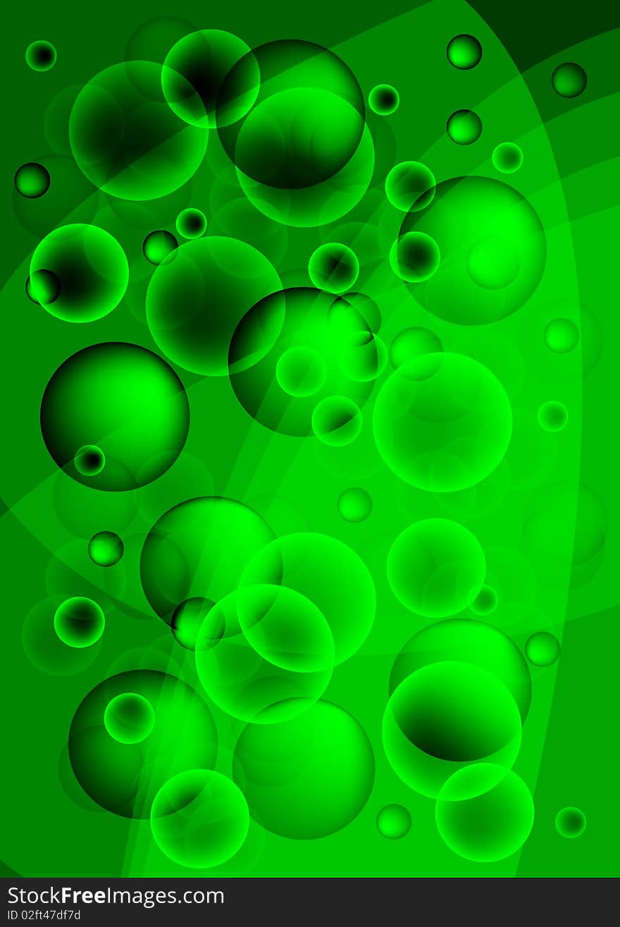 Bright abstract background with bubbles (eps 10). Bright abstract background with bubbles (eps 10)