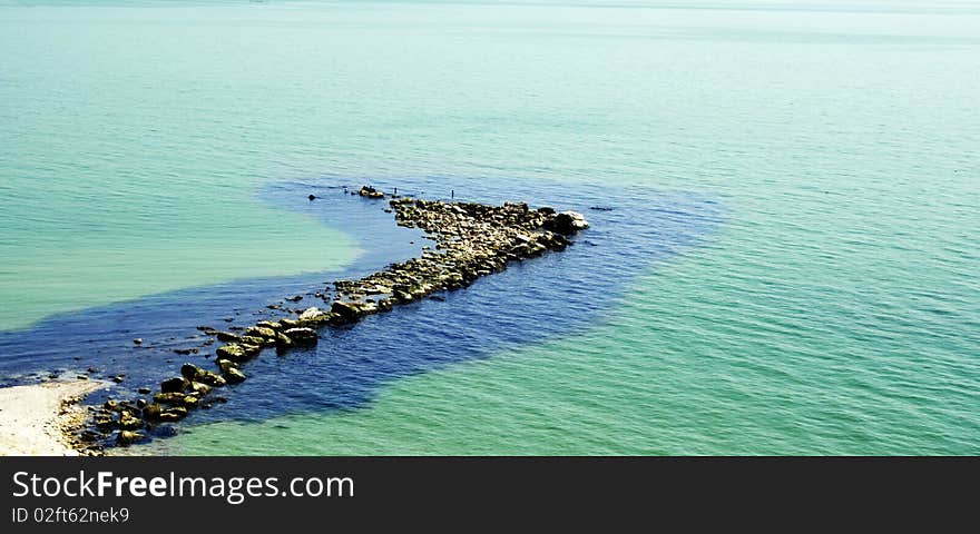 Beautiful sea view in the afernoon