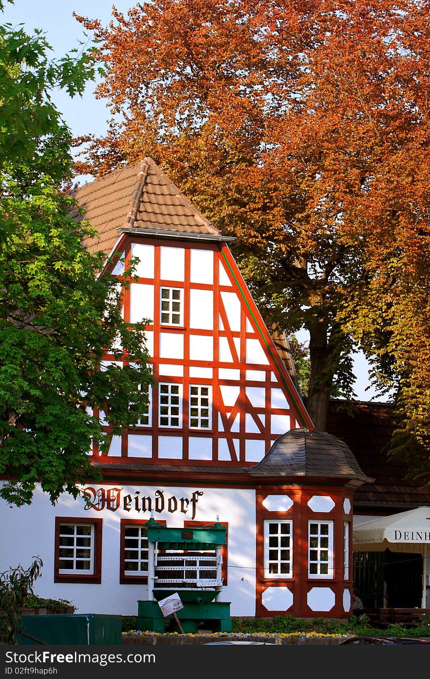 A Old German Building In Koblenz,Germany. A Old German Building In Koblenz,Germany