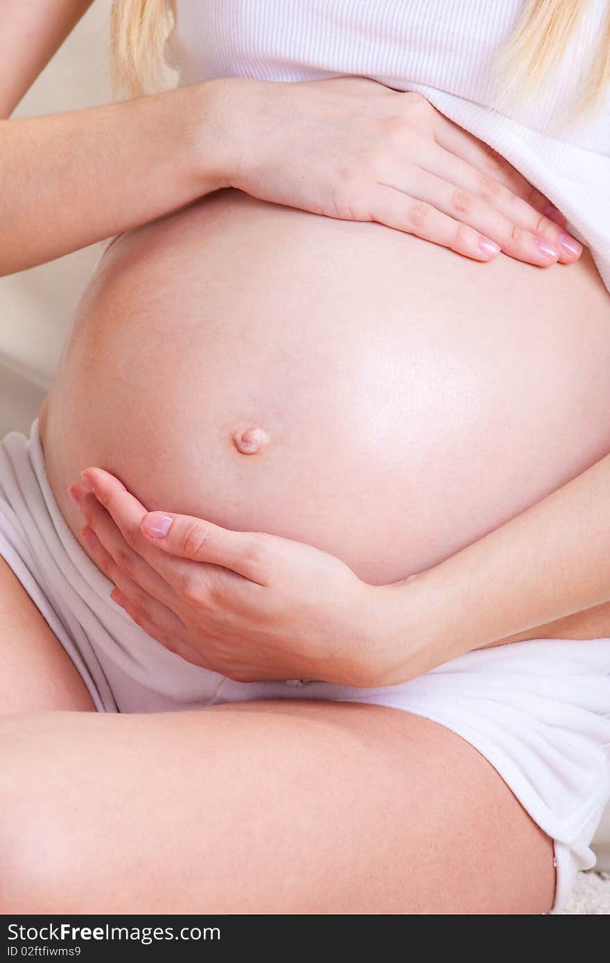 Woman, waiting for a baby