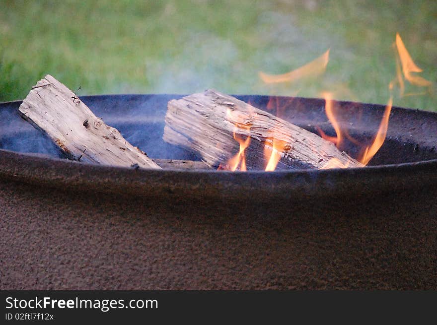 Campfire Close-Up