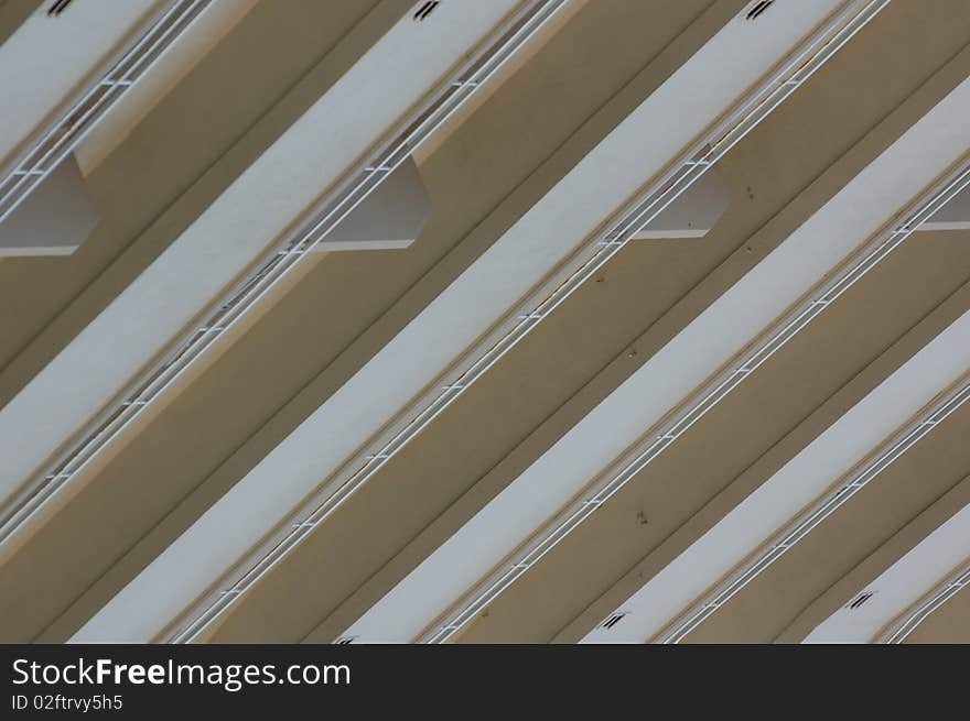 Architectural detail of a modern multi-storey buildings. Architectural detail of a modern multi-storey buildings