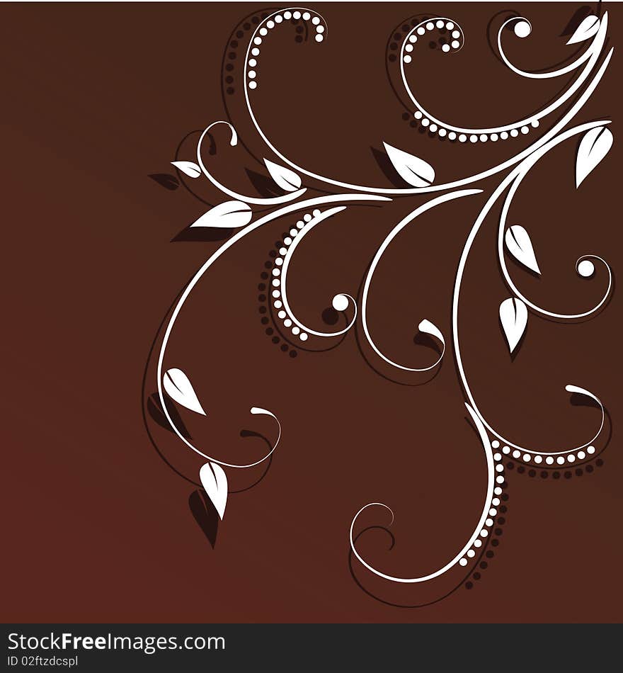 Abstract Floral Background