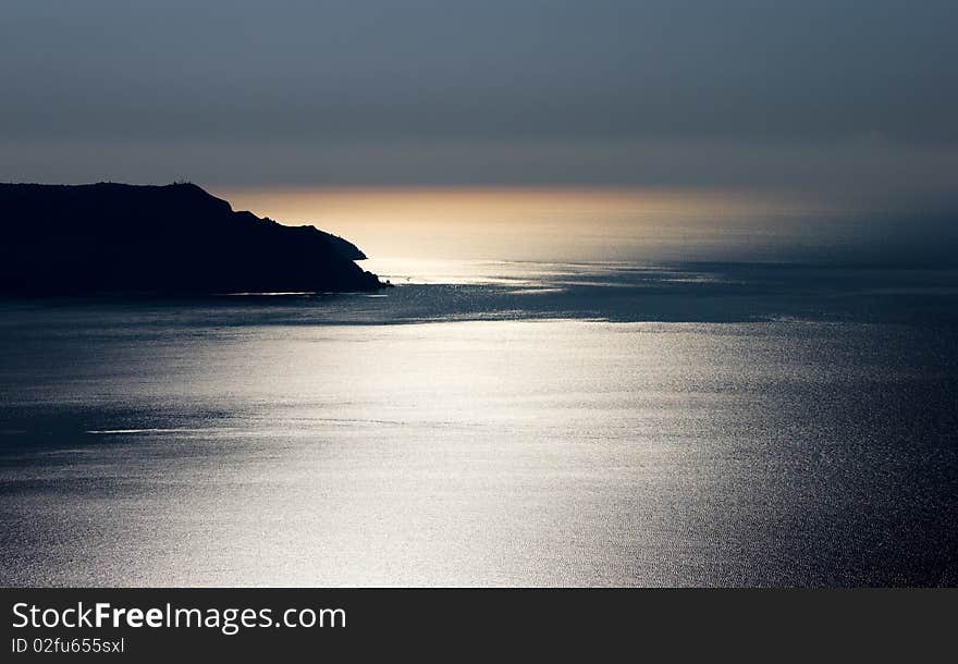 Crimea mountains and Black sea landscape, good sunny morning. Crimea mountains and Black sea landscape, good sunny morning