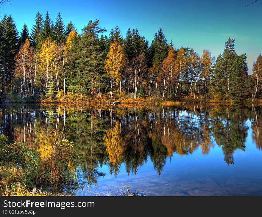 The Autumn Lake