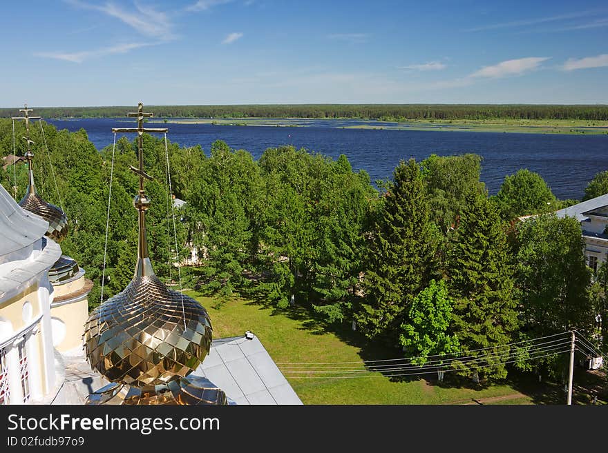 View from the bell tower on city