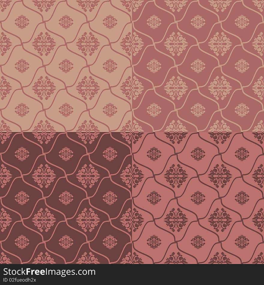 Vintage seamless texture in cream colors