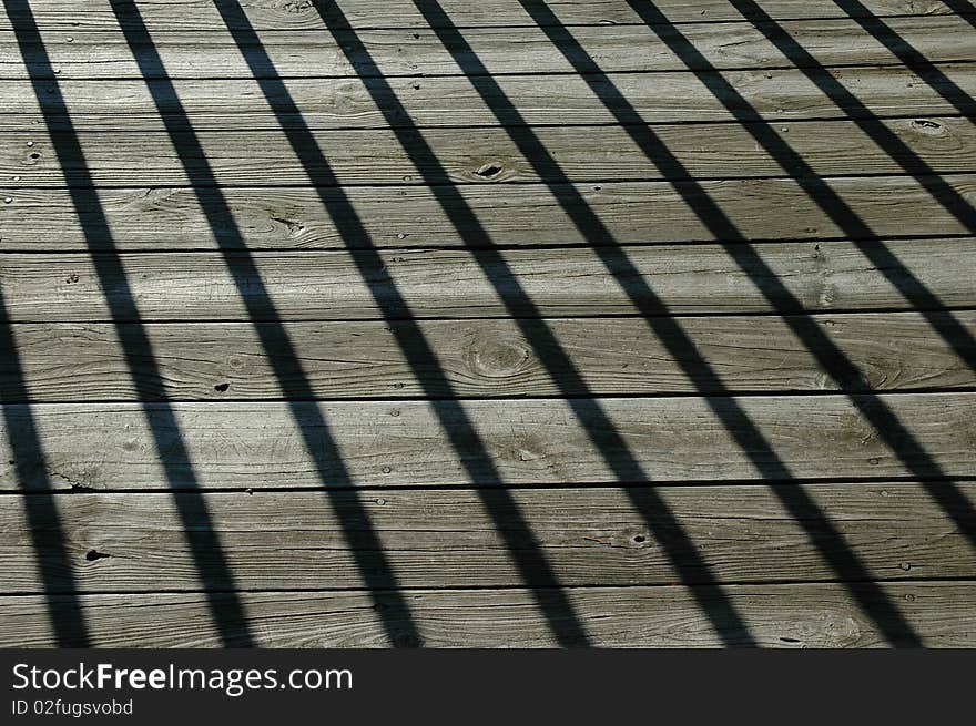 Shadows On Wood Floor