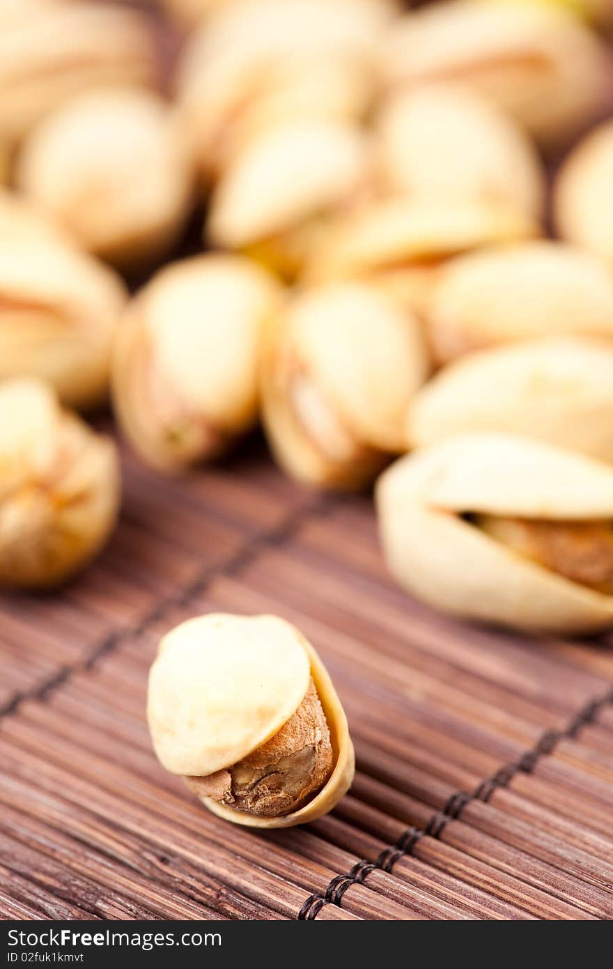 Isolated on a white ground pistachio, nuts. Isolated on a white ground pistachio, nuts