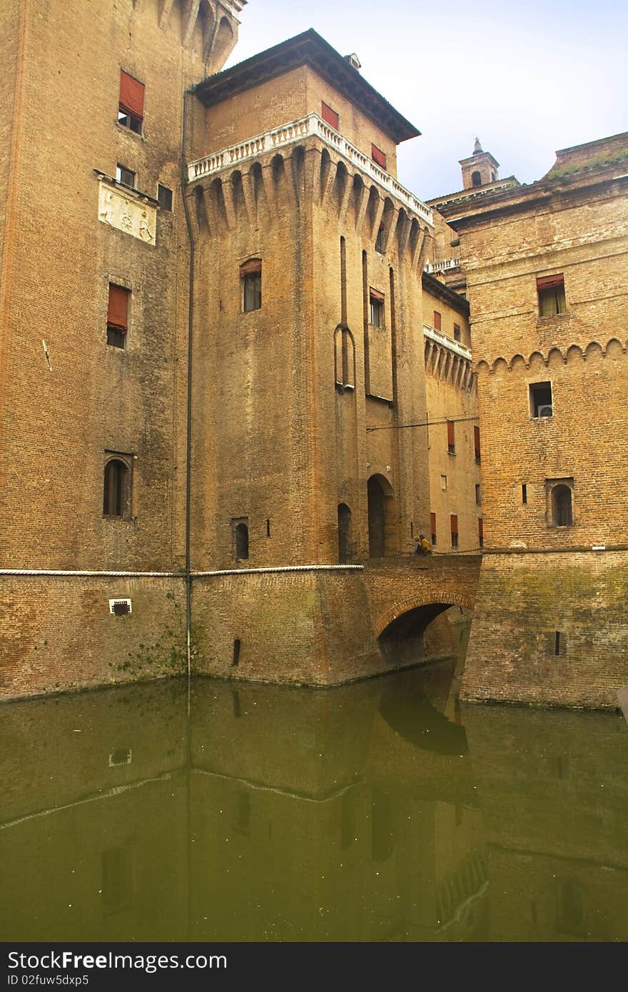 Especially the castle of Ferrara