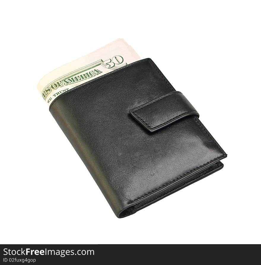 Wallet With Dollars