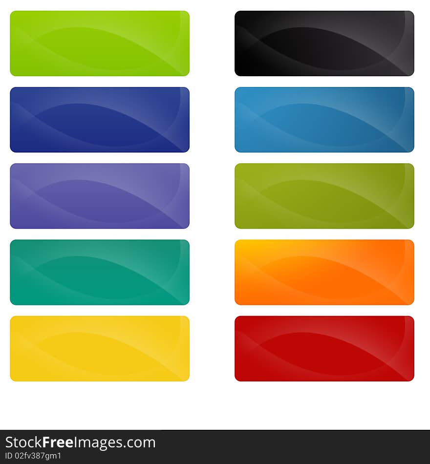 Colored Business cards with popular colors