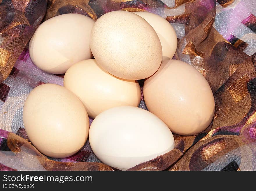 Chicken eggs