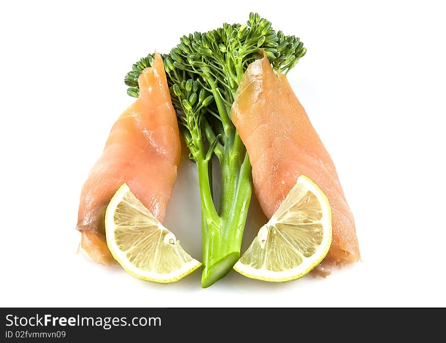 Smoked Salmon And Broccolini