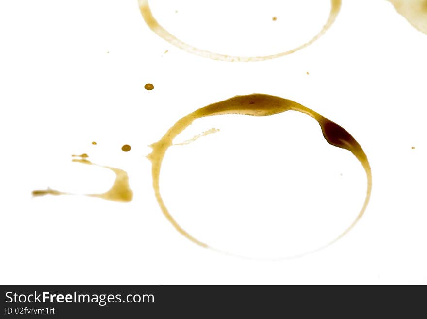 Coffee stain