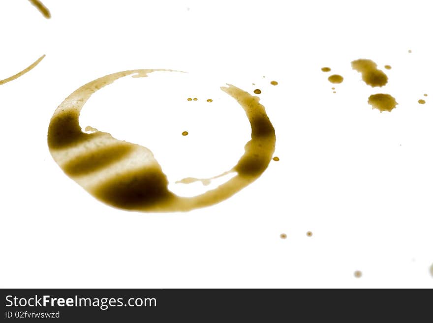 Coffee stain