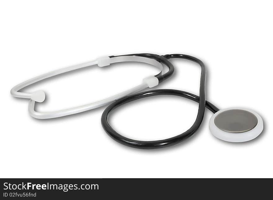 Stethoscope isolated on white background with clipping path. Stethoscope isolated on white background with clipping path