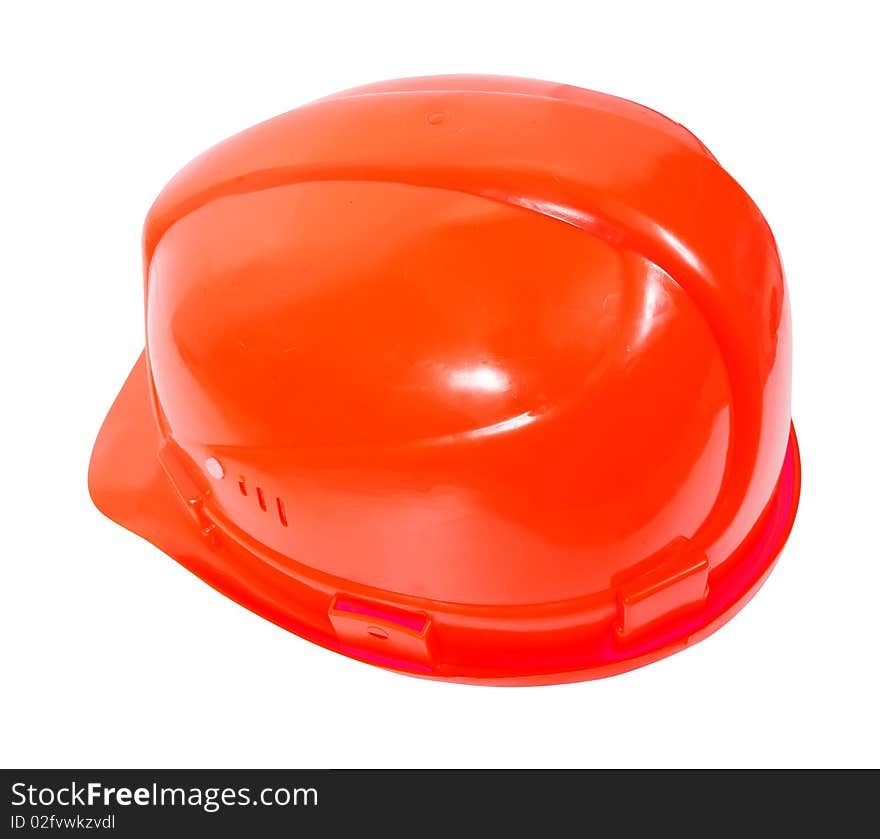 Hard hat. Isolated on white background with clipping path