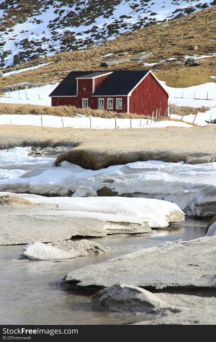 Farm in the famous Haukland beach. Farm in the famous Haukland beach