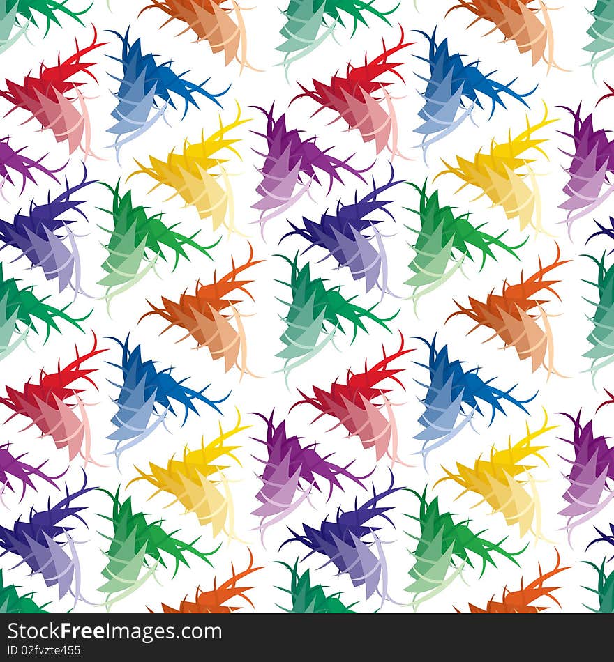 Seamless vivid abstract pattern