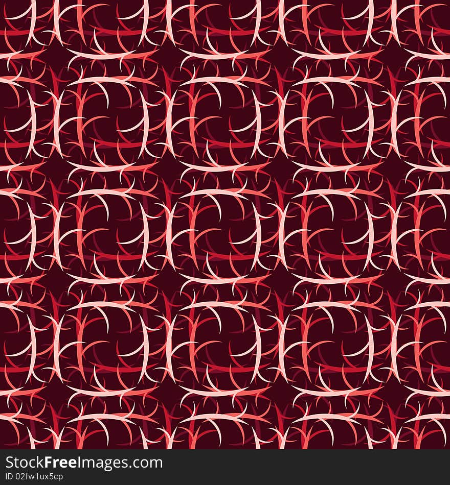 Seamless Ornament Swirl Pattern