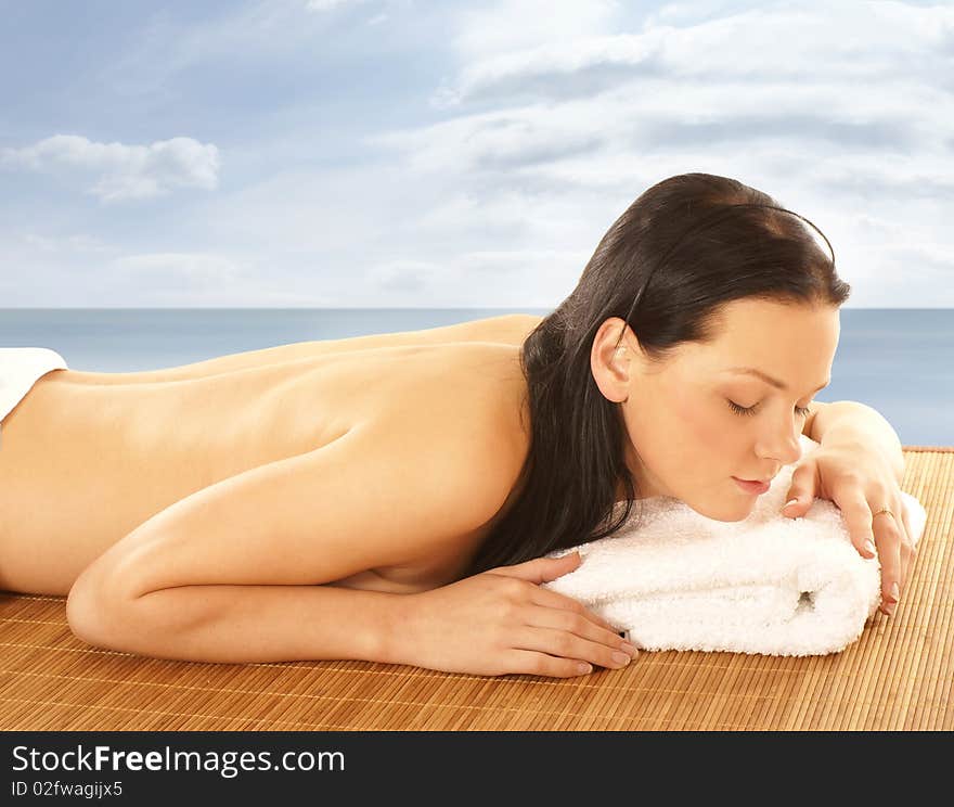 Young And Attractive Woman Getting Spa Treatment