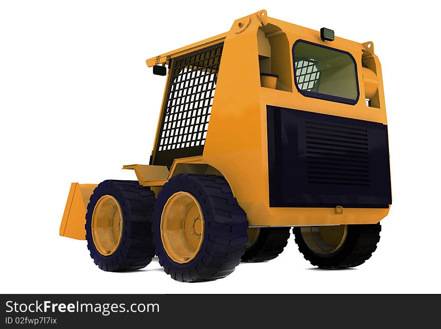 Bulldozer On Wheels