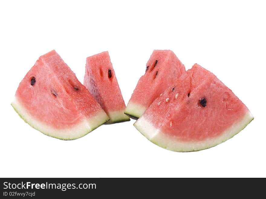 Slice watermelon