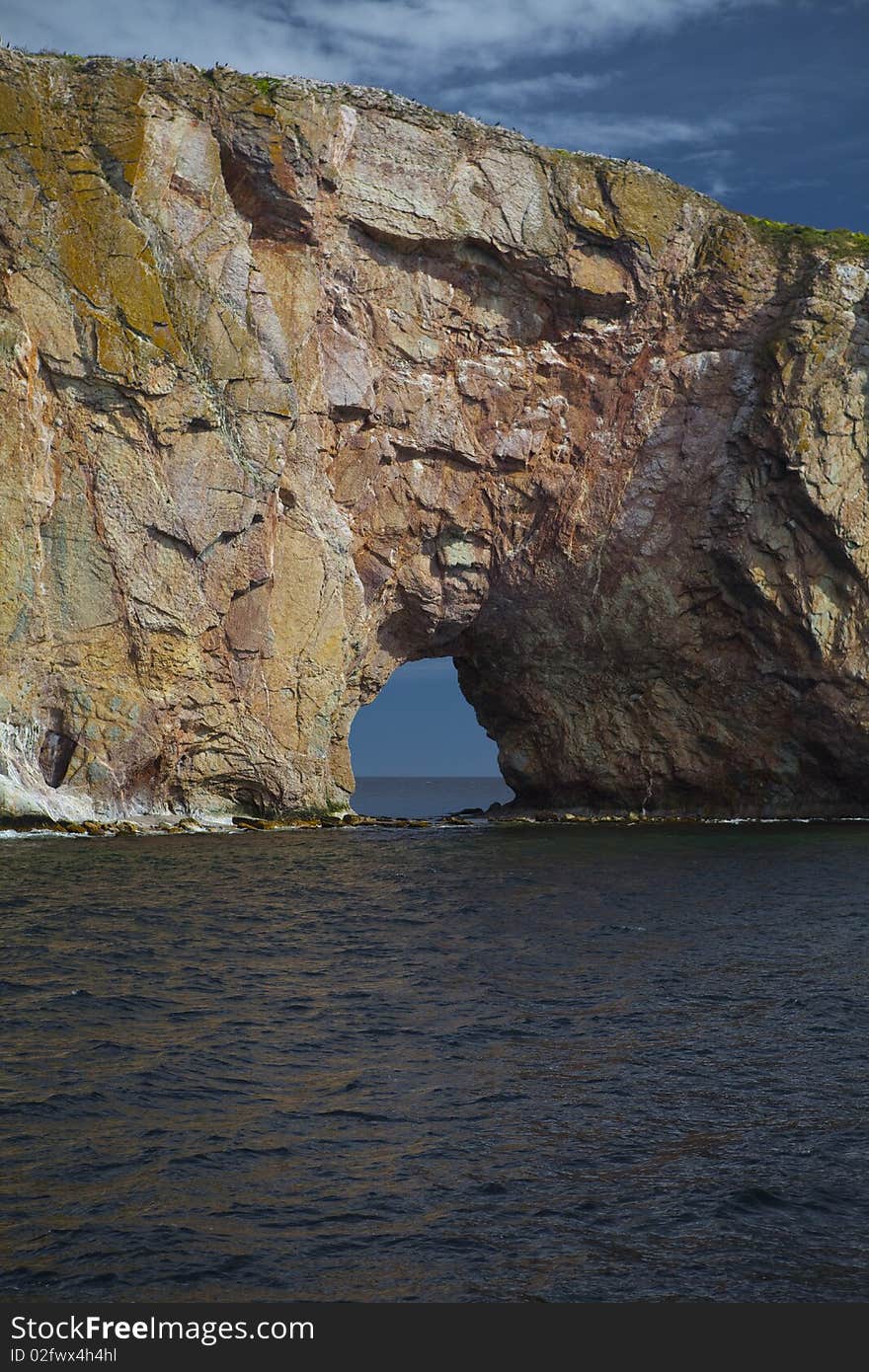 Close-upRocher Percé