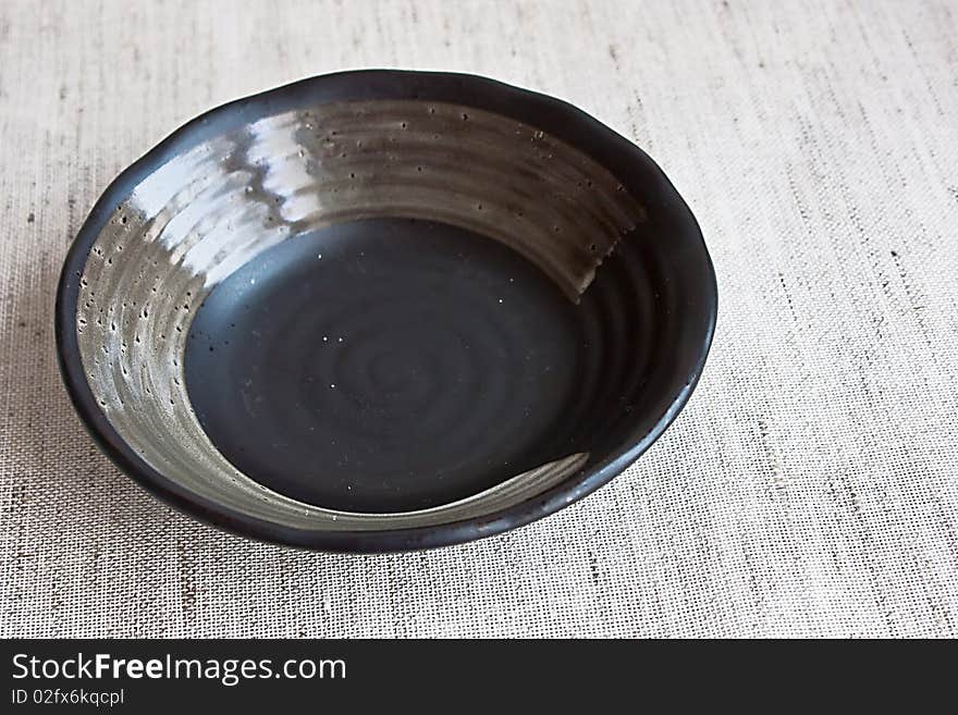 Ceramic Black Bowl