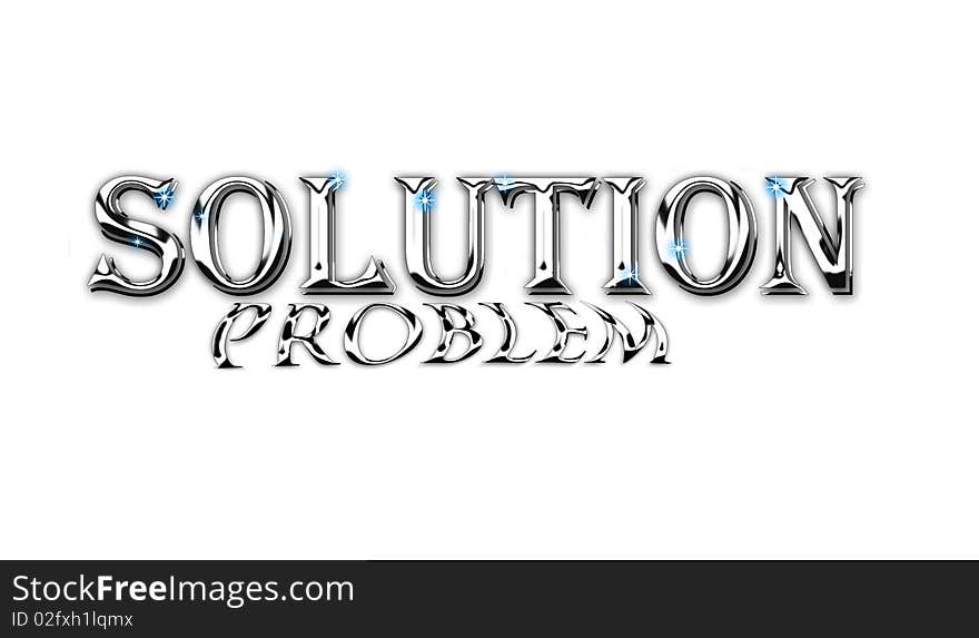 The solution of problems.