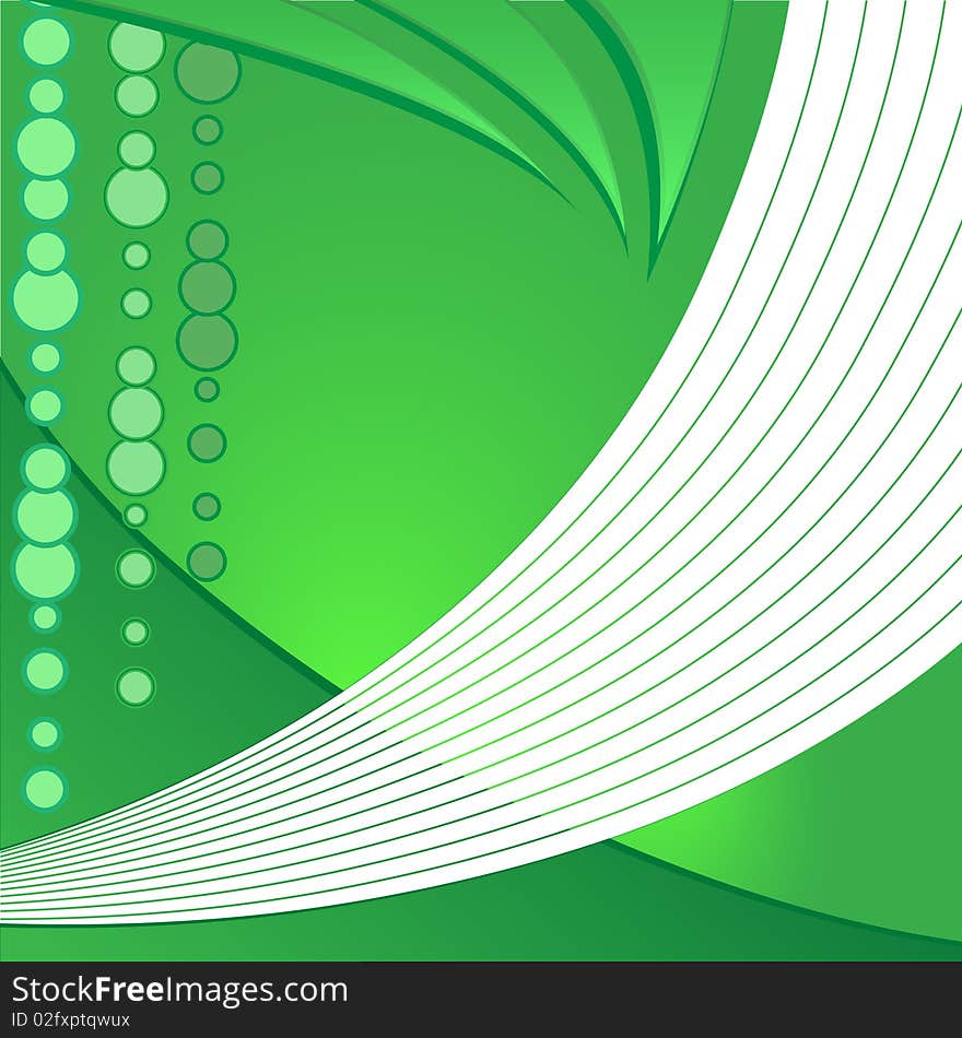 Beautiful green background with gradients