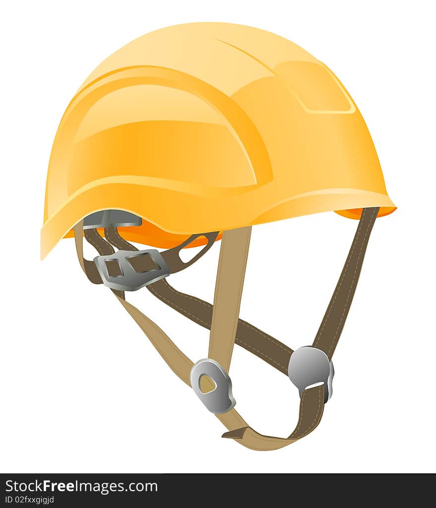 Illustration modern hardhat for extreme sport