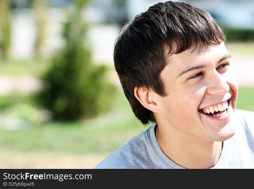 Portrait of a handsome young man. Portrait of a handsome young man