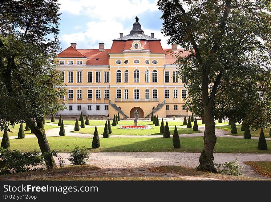 Beautiful palace and park in Rogalin. Beautiful palace and park in Rogalin.