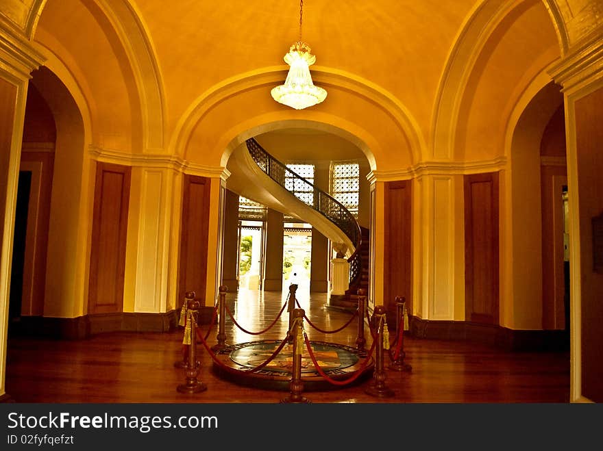 Lobby of a local government building in the Philippines. Lobby of a local government building in the Philippines.