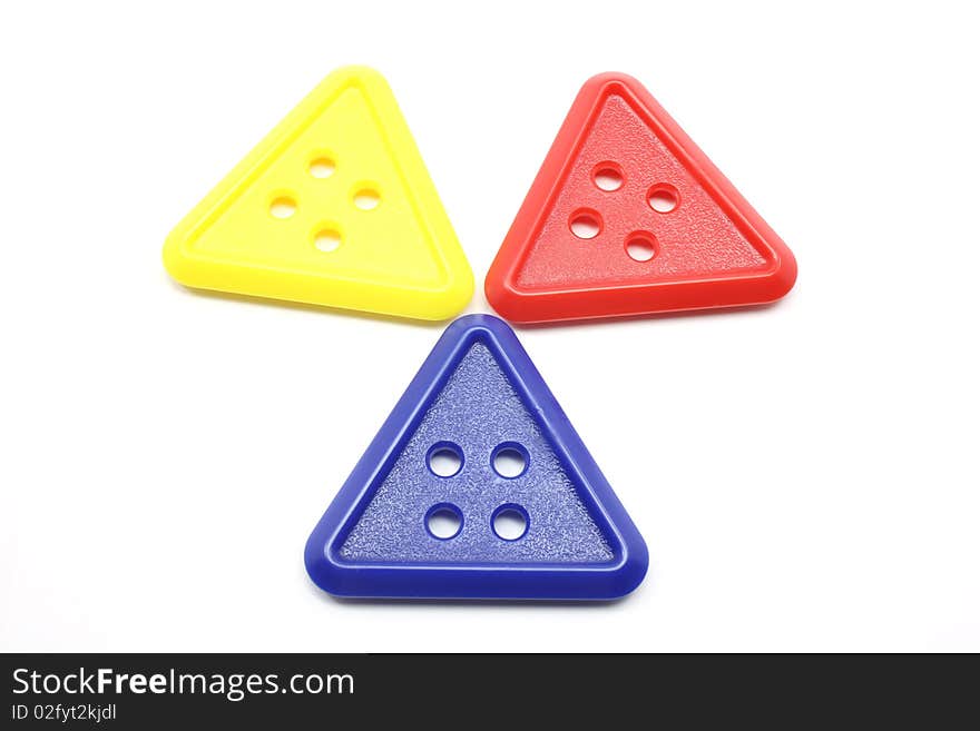 Three Triangle Buttons