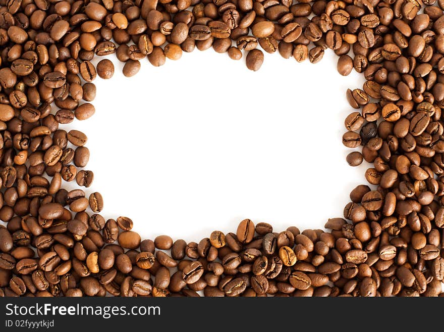 Frame of Coffee beans