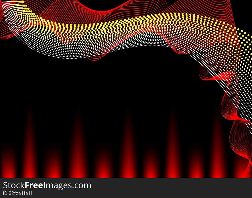 Beautiful abstract background with design elements. Vector. Beautiful abstract background with design elements. Vector