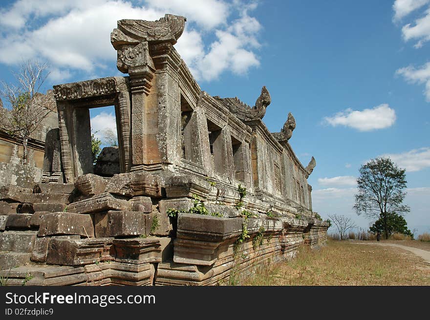 Ancient castel at the border of Cambodia and Thailand. Ancient castel at the border of Cambodia and Thailand